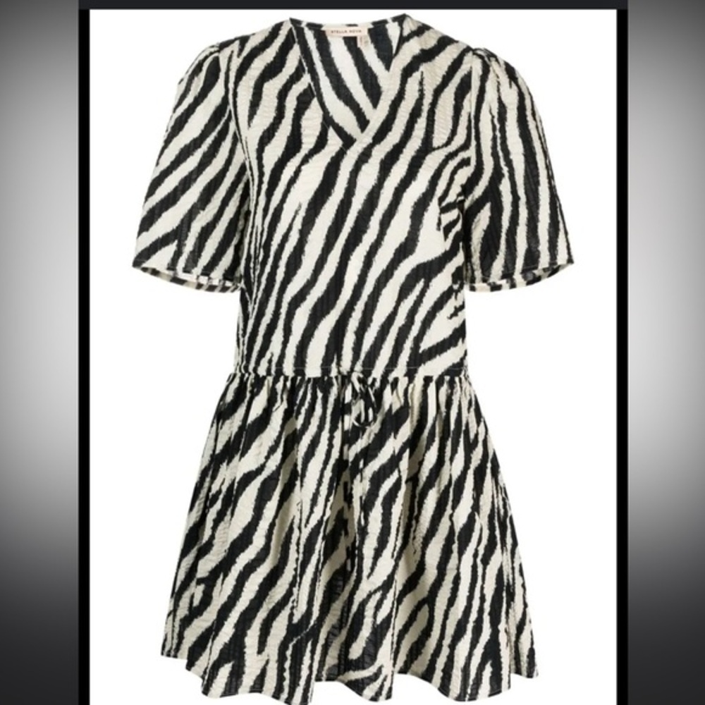Stella Nova Zebra Print Dress NWT sz 4-A469